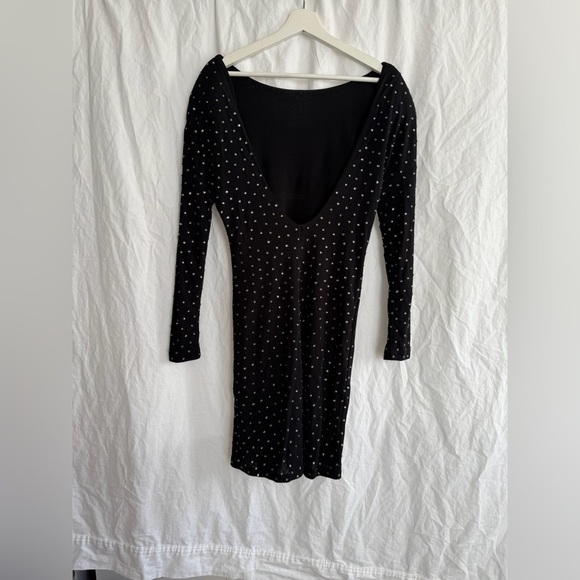 Jimmy Choo for H&M Rhinestone Dress Low Back Size XS - Picture 8 of 16